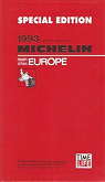 Guide Rouge Europe 1993 par Michelin