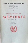 Procs-verbaux et mmoires - Annes 1972-1973 (t. 180) par Sciences belles-lettres et arts de Besanon et de Franche-Comt
