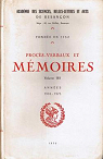 Procs-verbaux et mmoires - Annes 1974-1975 (t. 181) par Sciences belles-lettres et arts