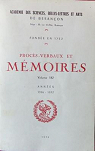 Procs-verbaux et mmoires - Annes 1976-1977 (t. 182) par Sciences belles-lettres et arts