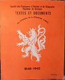 Textes et documents sur l'histoire de la Franche-Comt (5) 1848-1945 par Gavoille