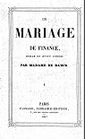 Un mariage de finance par Bawr