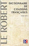 Nouveau dictionnaire de citations franaises