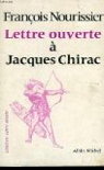 Lettre ouverte  Jacques Chirac par Nourissier