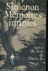 Mmoires intimes par Simenon