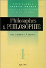 Philosophes et philosophie, tome 1. Des origines  Leibniz par Morichre