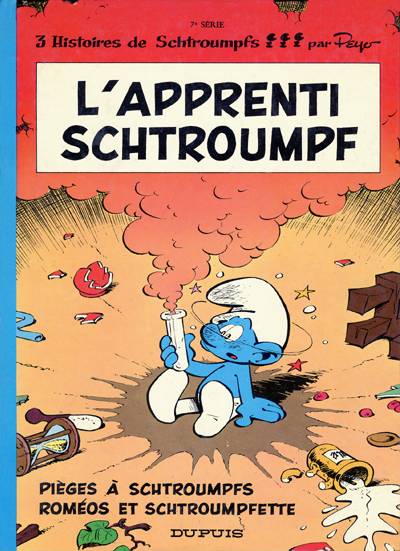 Les Schtroumpfs, tome 7 : L'Apprenti Schtroumpf - Piges  Schtroumpfs - Romos et Schtroumpfette par Peyo