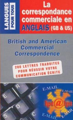 la correspondance commerciale en anglais GB & US par Crispin Geoghegan