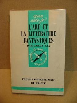 L'art la litterature fantastiques par Louis Vax