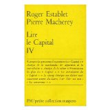 Lire le Capital 4 par Roger Establet