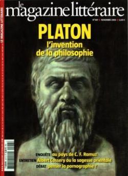 Le Magazine Littraire, n447 : Platon, l'invention de la philosophie par  Le magazine littraire