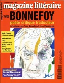 Le Magazine Littraire, n421 : Yves Bonnefoy, pote, critique, traducteur par  Le magazine littraire