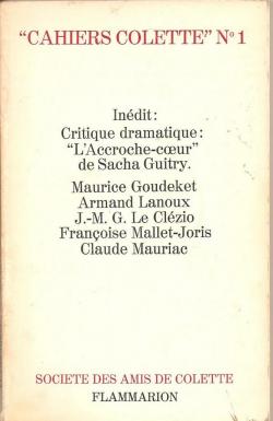 Cahiers Colette n1 par Socit des amis de Colette