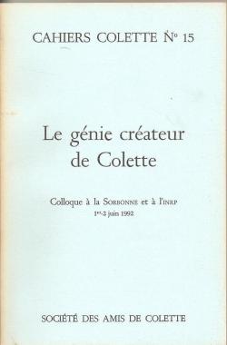 Cahiers Colette, n15 par Cahiers Colette