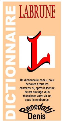 Dictionnaire Labrune par Denis Benedetti