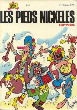 Les pieds Nickels, tome 71 : Hippies par Roland de Montaubert