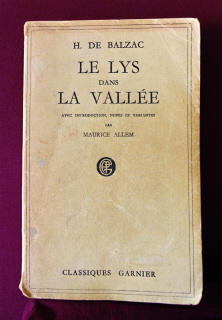 Le Lys dans la valle par Honor de Balzac