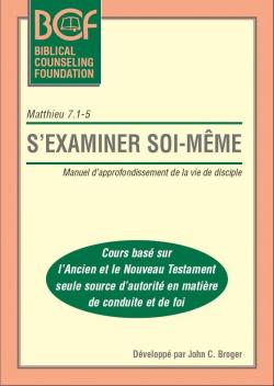 S'examiner soi-mme par Bcf Biblical counseling foundation