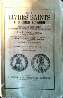 Les Livres Saints et la critique rationaliste, tome 2 par Franois Vigouroux