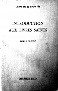 Introduction aux Livres Saints par Pierre Grelot