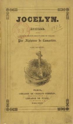 Jocelyn, tome 2 par Alphonse de Lamartine