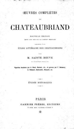 Oeuvres compltes, tome 9 par Franois-Ren de Chateaubriand