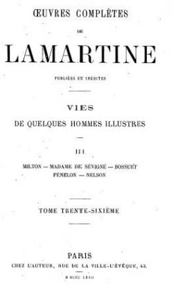Vies de quelques hommes illustres, tome 3 par Alphonse de Lamartine