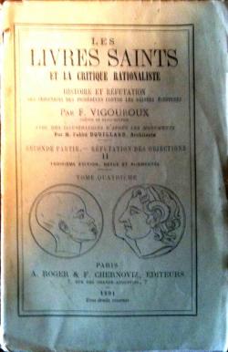 Les Livres Saints et la critique rationaliste, tome 4 par Franois Vigouroux