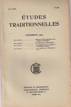 Etudes Traditionnelles. Dcembre 1950 par Revue Etudes traditionnelles