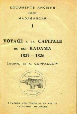 Voyage  la capitale du Roi Radama 1825-1826 par Andr Coppalle