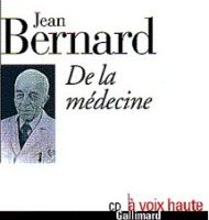 De la mdecine (CD  voix haute) par Jean Bernard