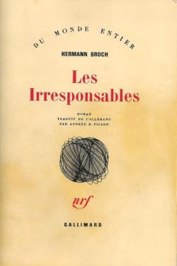 Les Irresponsables par Hermann Broch