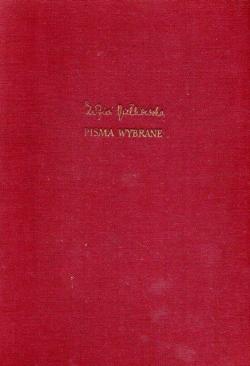 PISMA WYBRANE - 1 par Zofia Nałkowska