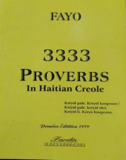 3333 Proverbs in Haitian Creole par  Fayo