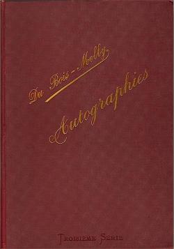 Autographies. Chateaux, manoirs & monastres des environs de Genve. Troisime srie. par Charles du Bois-Melly