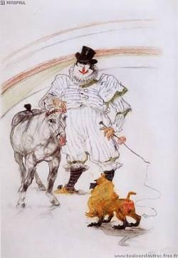 Au cirque par Henri de Toulouse-Lautrec