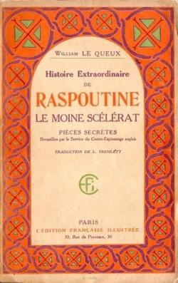 Histoire extraordinaire de Rapoustine le moine sclrat par William Le Queux