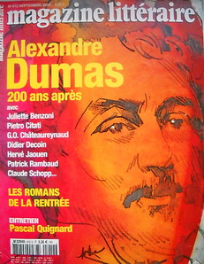 Le Magazine Littraire, n412 : Alexandre Dumas, 200 ans aprs par  Le magazine littraire