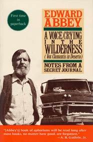 A voice crying in the wilderness par Edward Abbey