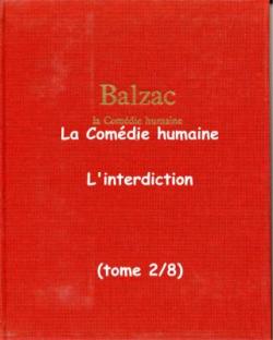 L'Interdiction par Honor de Balzac