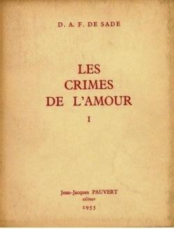 Les crimes de l'amour, tome 1 par Marquis de Sade