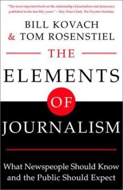 The Elements of Journalism par Bill Kovach