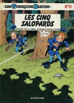 Les Tuniques Bleues, tome 21 : Les cinq salopards par Raoul Cauvin