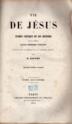 Vie de Jsus ou examen critique de son histoire, tome 2 par David Friedrich Strauss