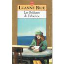 Les brlures de l'absence par Luanne Rice