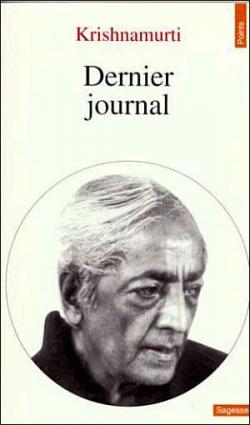 Dernier journal par Jiddu Krishnamurti