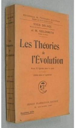 Les thories de l\'Evolution par Yves Delage