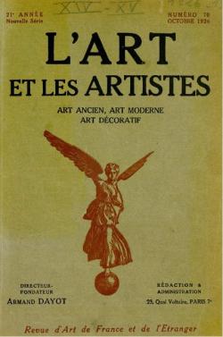 L'Art et les Artistes, Art Anciens, Art Modernes, Art Dcoratif n 70 (octobre 1926) par Armand Dayot
