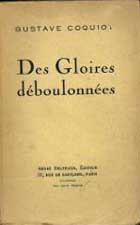 Des gloires dboulonnes par Gustave Coquiot
