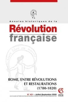 Annales historiques de la Rvolution franaise, n401 par Revue Annales historiques de la Rvolution franaise
